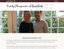Tablet Screenshot of familychiropractors.com